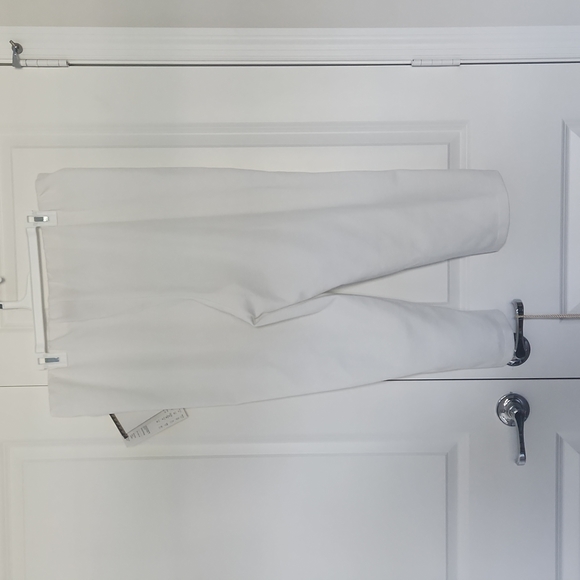 Bob Mackie Elastic Band Capri Pants White XL - Picture 5 of 5